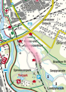 Foto: Radweg am Bugapark völlig vereist! 